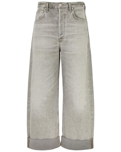 Citizens of Humanity Ayla baggy Wide-leg Jeans - Gray