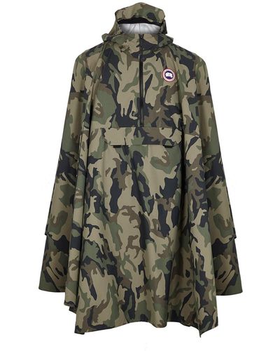 Canada Goose Field Camouflage Shell Poncho - Grey