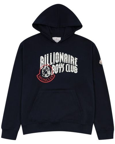 Moncler Genius X Billionaire Boys Club Hooded Cotton Sweatshirt - Blue