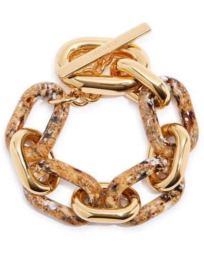 Rabanne Xl Link Chain Bracelet - Metallic