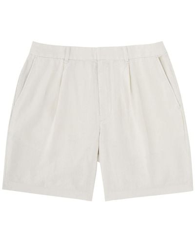 Rag & Bone Elliot Linen Shorts - White