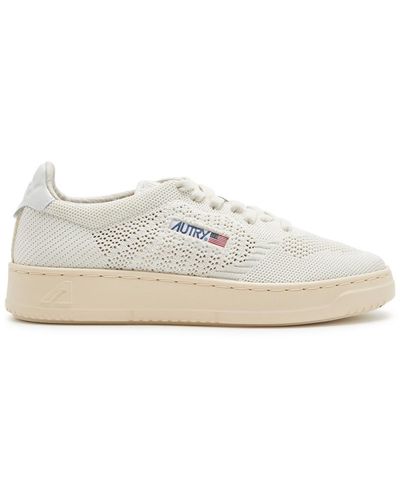 Autry Medalist Easeknit Knitted Trainers - White
