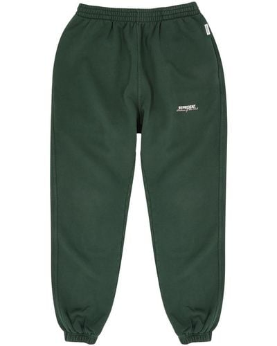 Represent Patron Of The Club Cotton Joggers - Green