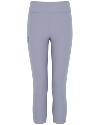On Shoes Running Active Cropped Jersey leggings - Blue