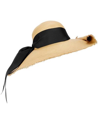 Sensi Studio Glam Lady Ibiza Straw Panama Hat - Multicolor