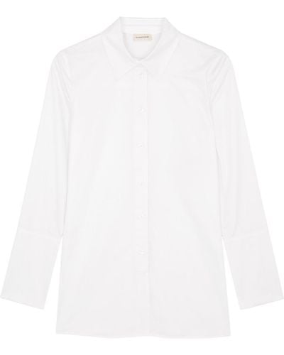 By Malene Birger Padano Cotton-poplin Shirt - White