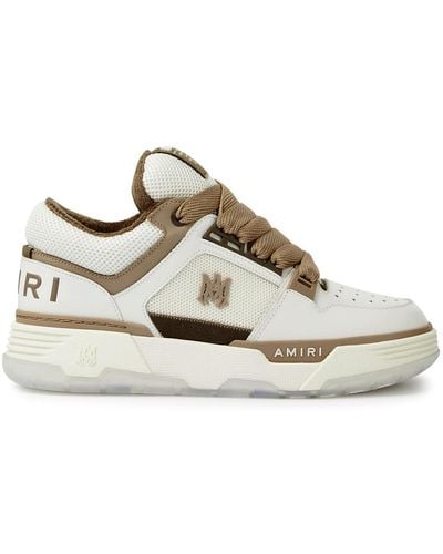 Amiri Ma 1 Sneakers In White/brown
