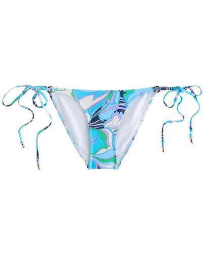 Melissa Odabash Key West Printed Bikini Briefs - Blue