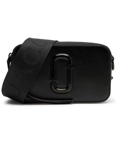 Marc Jacobs The Snapshot Dtm Leather Cross-Body Bag - Black