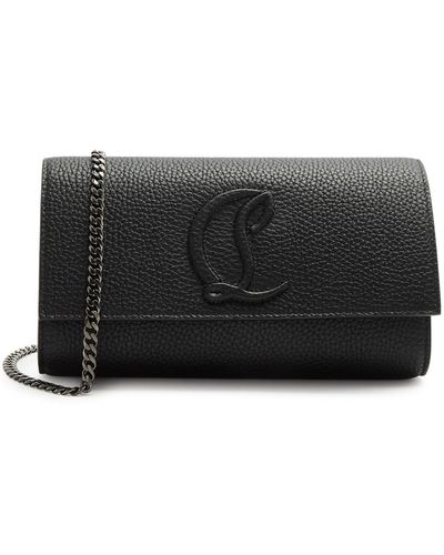 Christian Louboutin By My Side Leather Wallet-on-chain - Black