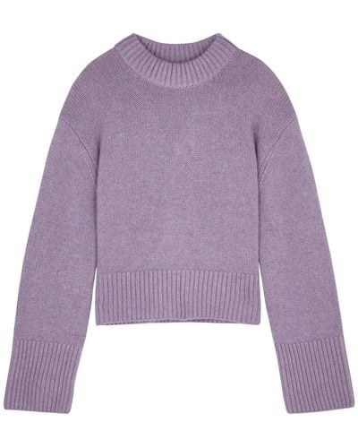 Lisa Yang Sony Cashmere Sweater - Purple