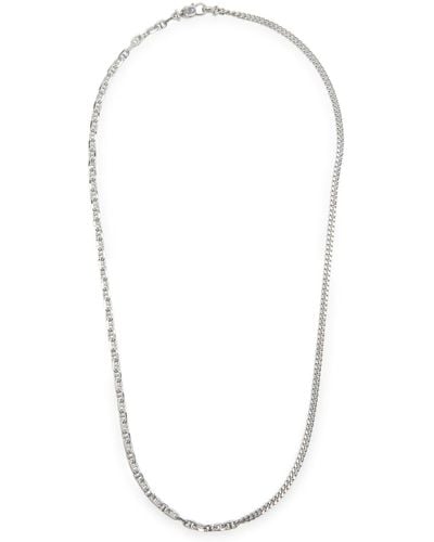 Tom Wood Rue Sterling Chain Necklace - White