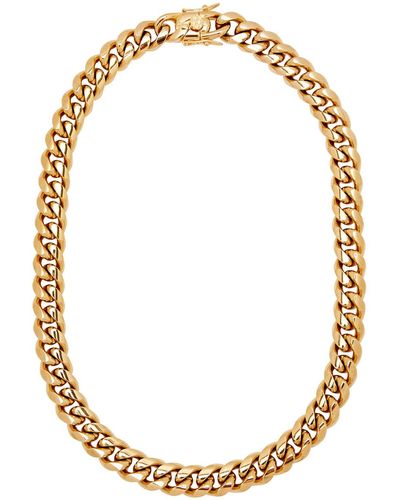 Fallon Ruth -plated Chain Necklace - Metallic