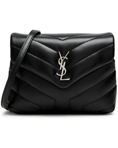 Saint Laurent Loulou Toy Quilted Cross Body Bag - Black