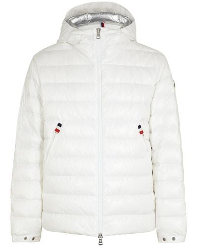 Moncler Blesle Quilted Shell Jacket, Designer Shell Jacket, 5 - White