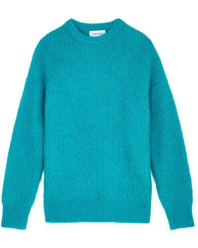 16Arlington Sephia Ribbed Alpaca-blend Sweater - Blue