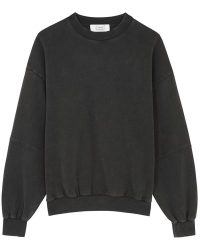CANNARI CONCEPT Embellished Cotton Sweatshirt - Black