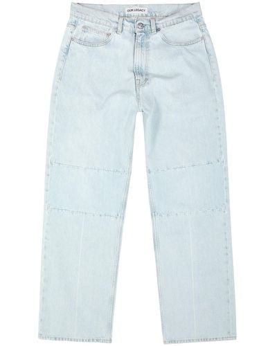 Our Legacy Extended Third Cut Straight-leg Jeans - Blue