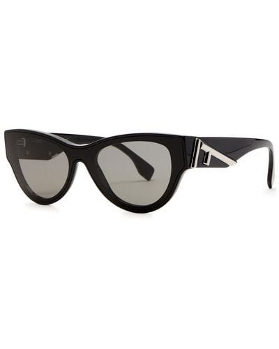 Fendi Cat-Eye Sunglasses - Black