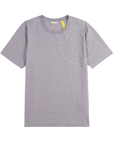 Moncler Genius 6 1017 Alyx 9sm Logo Cotton T-shirt - Grey