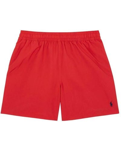 Polo Ralph Lauren Hawaiian Swim Shorts - Red