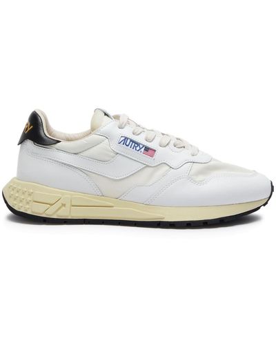 Autry Reelwind Panelled Nylon Trainers - White