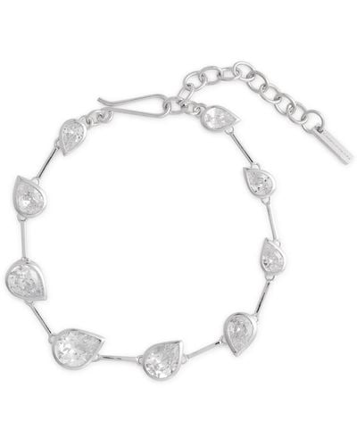 Completedworks Myriad Embellished Rhodium-Plated Bracelet - White