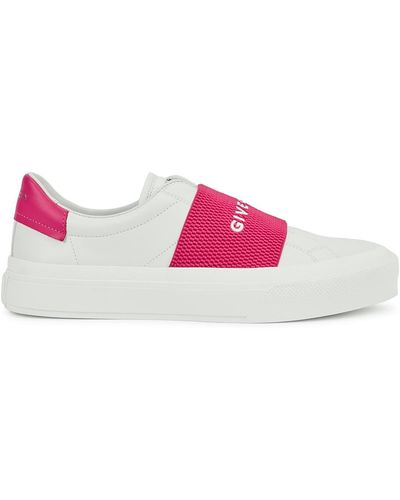 Givenchy City Sport White Leather Trainers - Multicolour