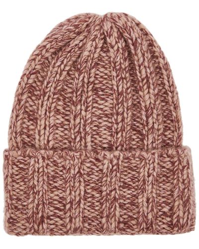 Inverni Chunky-knit Cashmere Beanie - Pink