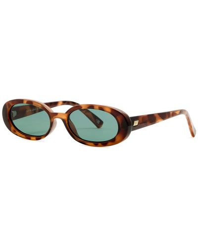 Le Specs Outta Love Oval-Frame Sunglasses - Multicolour