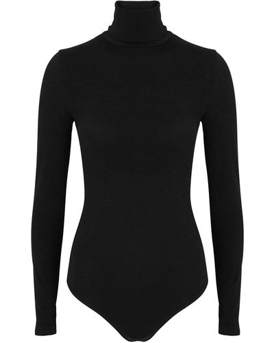 Wolford Colorado Stretch-Knit Thong Bodysuit - Black
