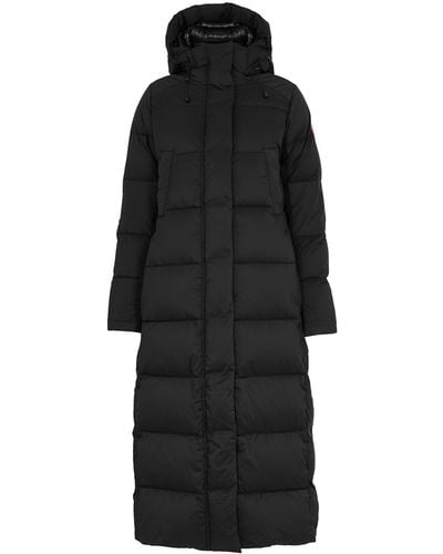 Canada Goose Alliston Quilted Feather-Light Shell Parka, , Parka - Black