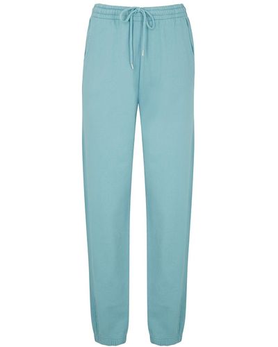 COLORFUL STANDARD Cotton Sweatpants - Blue