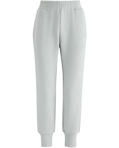 Varley The Slim Cuff Stretch-Jersey Sweatpants - Gray