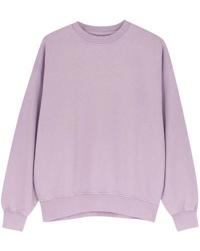 COLORFUL STANDARD Cotton Sweatshirt - Purple