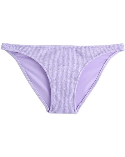 Melissa Odabash Ibiza Ribbed Bikini Briefs - Purple