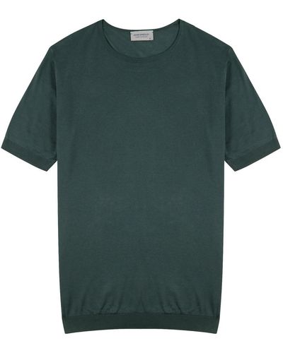 John Smedley Belden Cotton T-shirt - Green