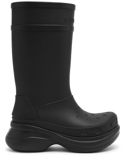 Balenciaga X Crocs Rubber Boots - Black