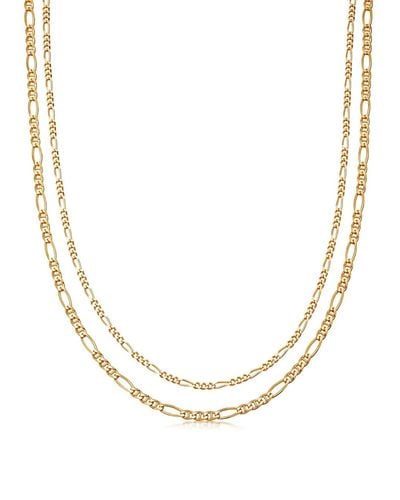 Missoma Filia 18kt Vermeil Double Chain Necklace - Natural