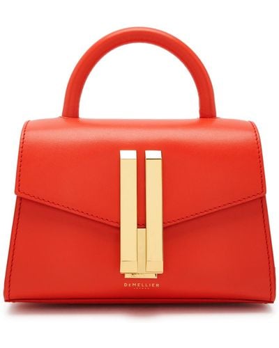 DeMellier London The Nano Montreal Leather Cross-body Bag - Red