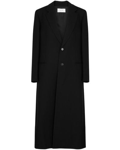 The Row Cheval Wool-blend Coat - Black