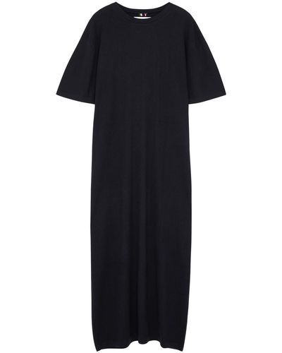 Extreme Cashmere N°321 Kris Cotton-blend Midi Dress - Black