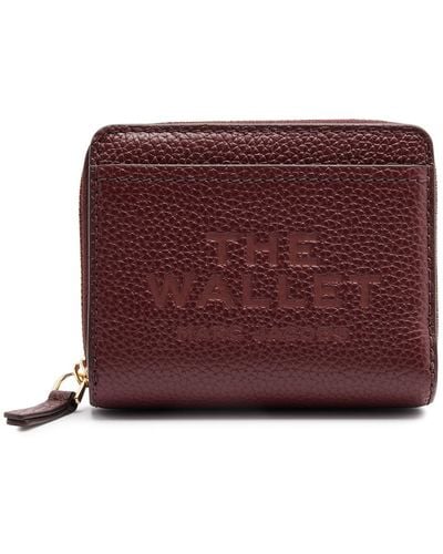 Marc Jacobs The Wallet Mini Leather Wallet - Purple
