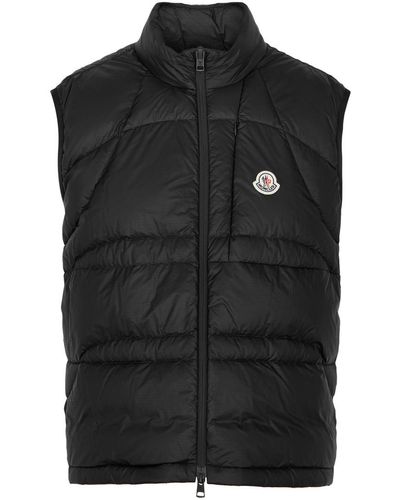 Moncler Cursa Quilted Shell Gilet - Black
