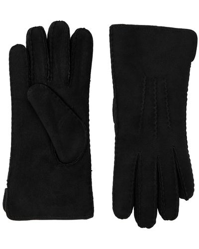 Dents Nancy Suede Gloves - Black