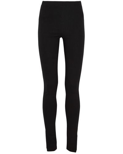 Totême Stretch-jersey leggings - Black