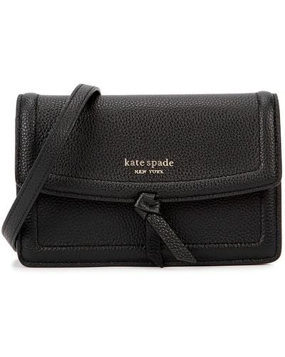 Kate Spade Katy Small Leather Shoulder Bag - Black