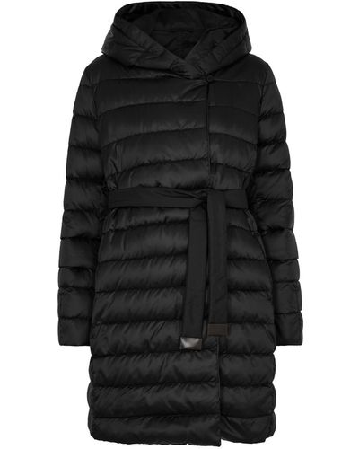 Max Mara The Cube Novef Reversible Quilted Shell Coat - Black