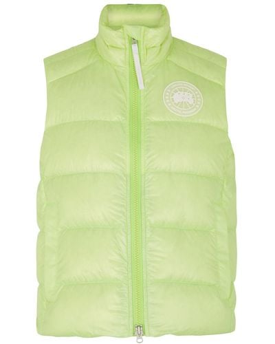 Canada Goose Cypress Neon Quilted Shell Gilet, Gilet, Lime - Green