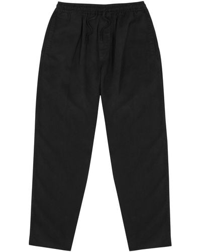 YMC Earth Alva Tapered Twill Trousers - Black